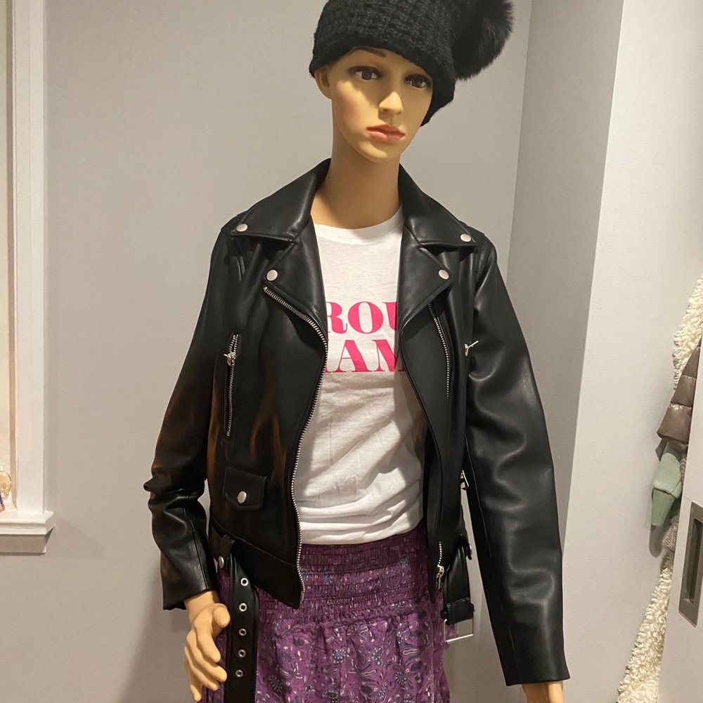 Faux leather jacket. Zara. Size small.